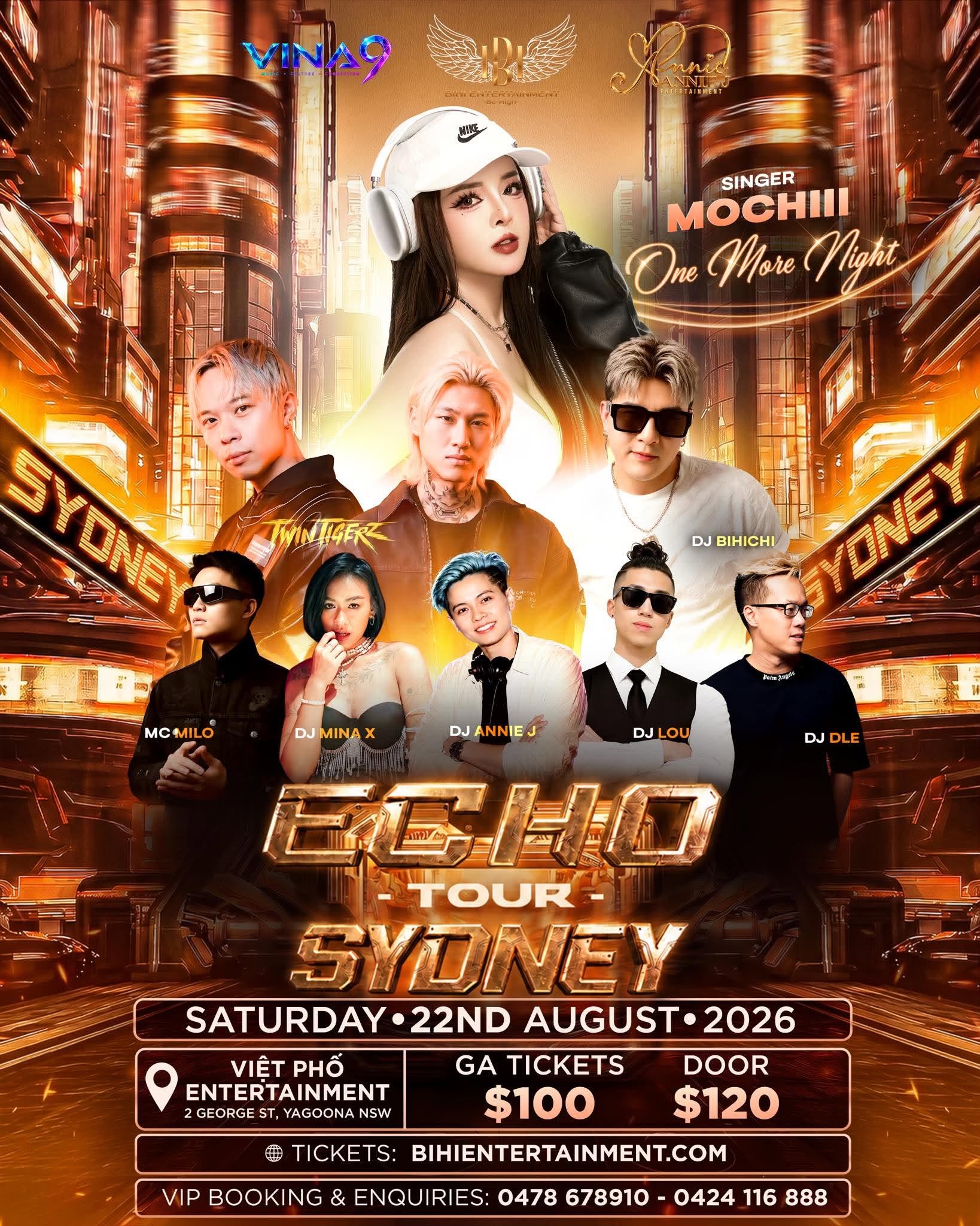 MOCHIII LIVE in SYDNEY poster